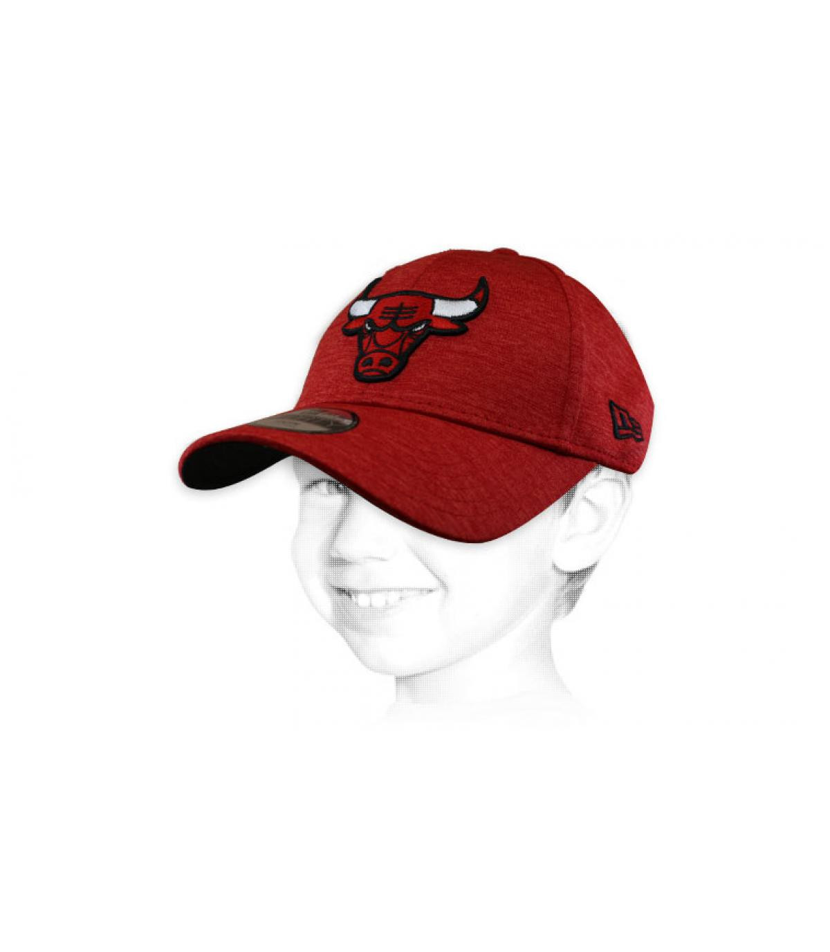 casquette enfant Bulls rouge Casquette Kids Shadow Tech 940 Bulls